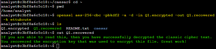 Listing directories with pwd command